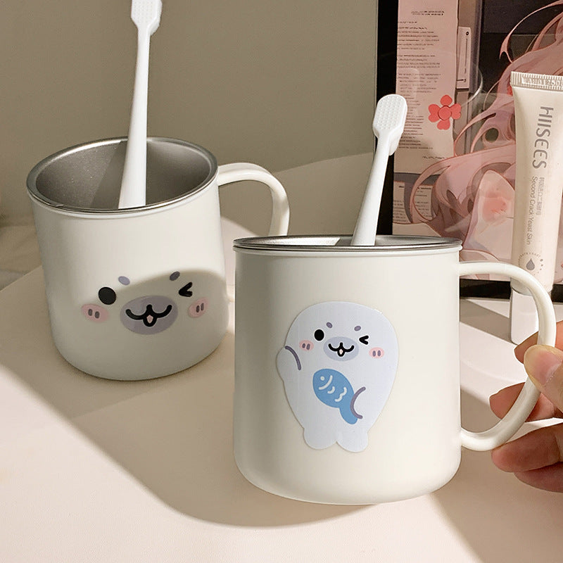 Lustige Tasse mit Niedlichem Seehundmotiv Brehn