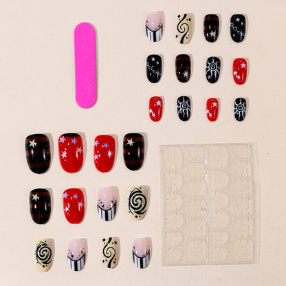 Künstlerisches Fantasy-Nagelkunstdesign Brehn
