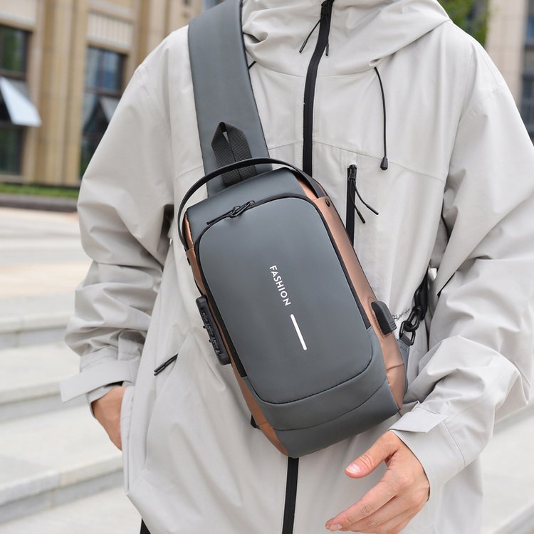Umhängetasche mit Ergonomischem Design und Mehreren Fächern Brehn