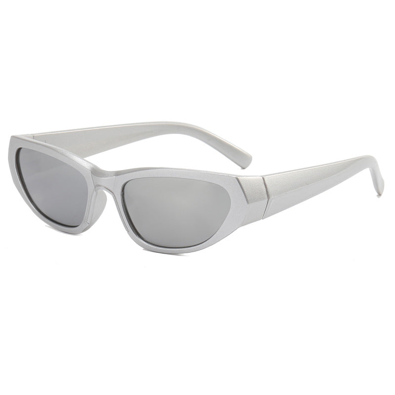 Damen modische Sonnenbrille mit verspiegelten Gläsern Brehn