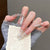 Elegante 3D Blumen Druck-Nagelverlängerungen Brehn