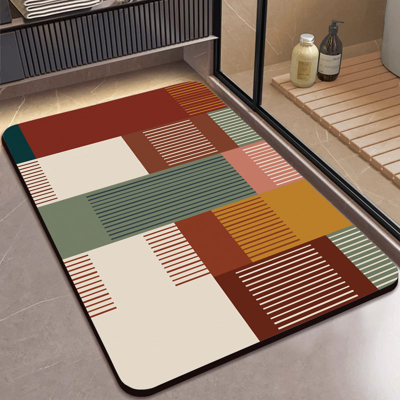 Geometrisch gemusterter Teppich Brehn