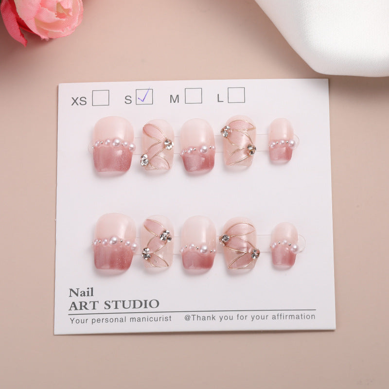 Dekoratives Press-On Nagelset Brehn
