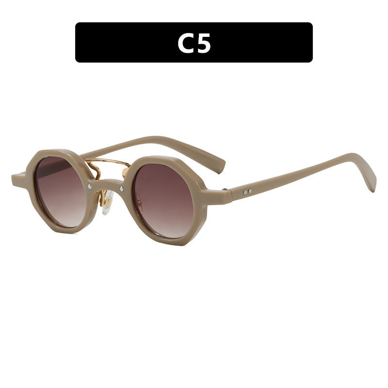 Damen stilvolle Sonnenbrille im einzigartigen achteckigen Design Brehn