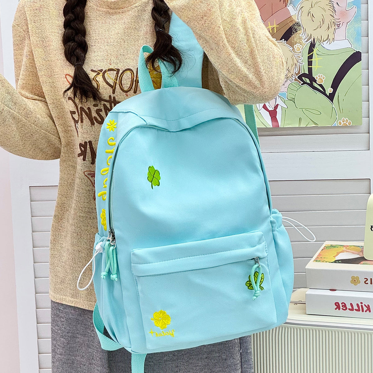 Trendige Floral Design Rucksack Brehn