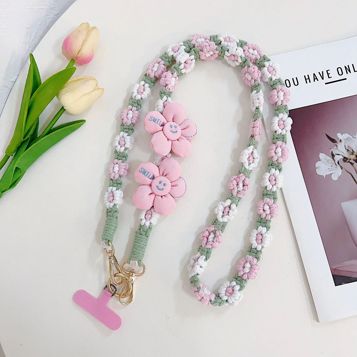 Blumendesign Verstellbare Brillenband Brehn