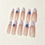 Florale Designer Press-On Nagel Tips Brehn