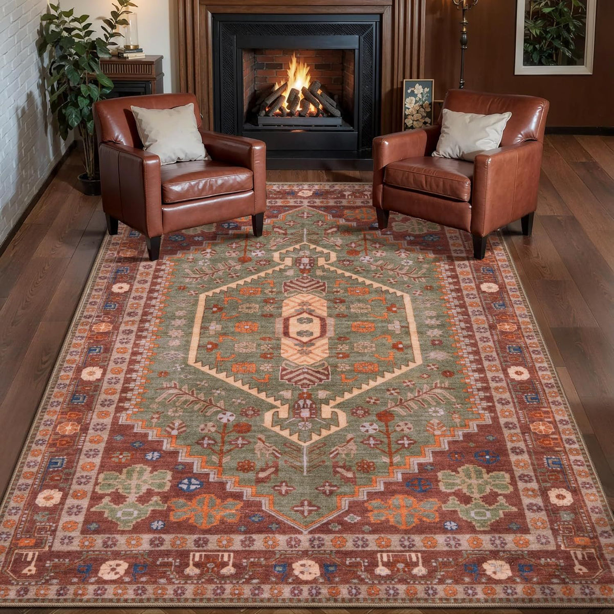 Bohemian-inspirierter Teppich