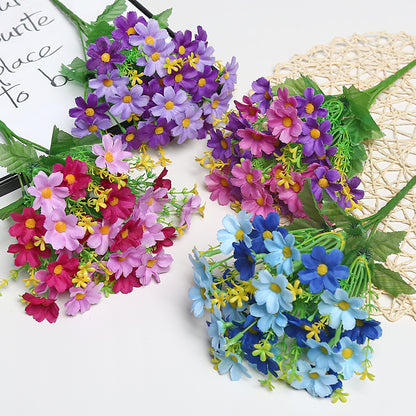 Lebensechter Stoff Blumenstrauß
