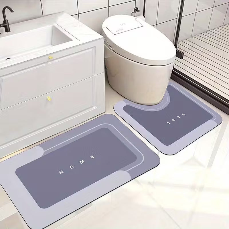 Rutschfeste Badezimmer-Komfortmatte Set