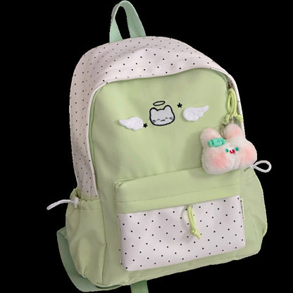 Süßer Charakter gestickter Rucksack Brehn