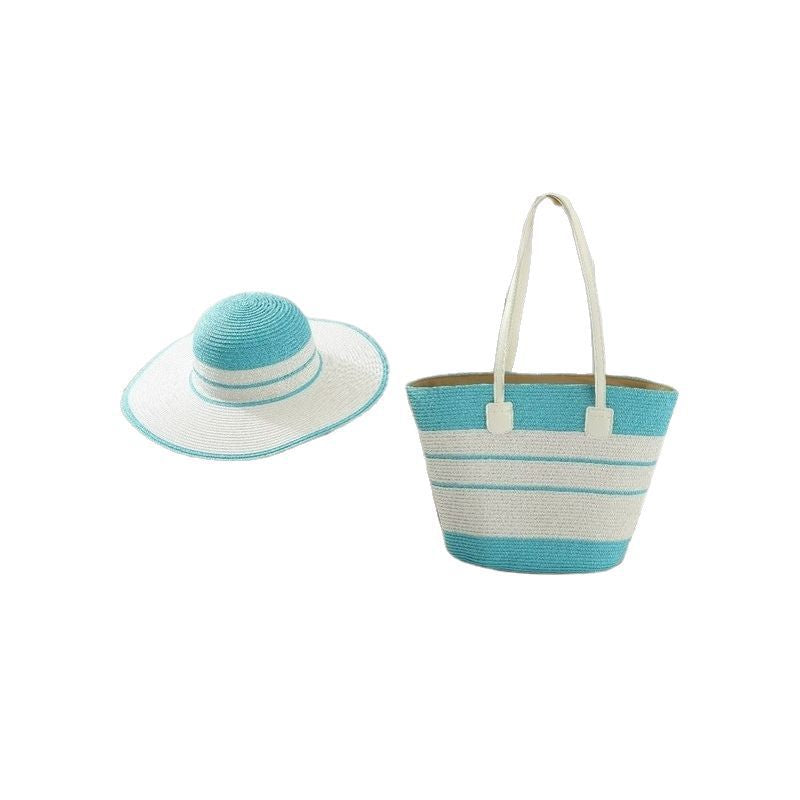 Strandtasche mit Bunten Streifen Brehn