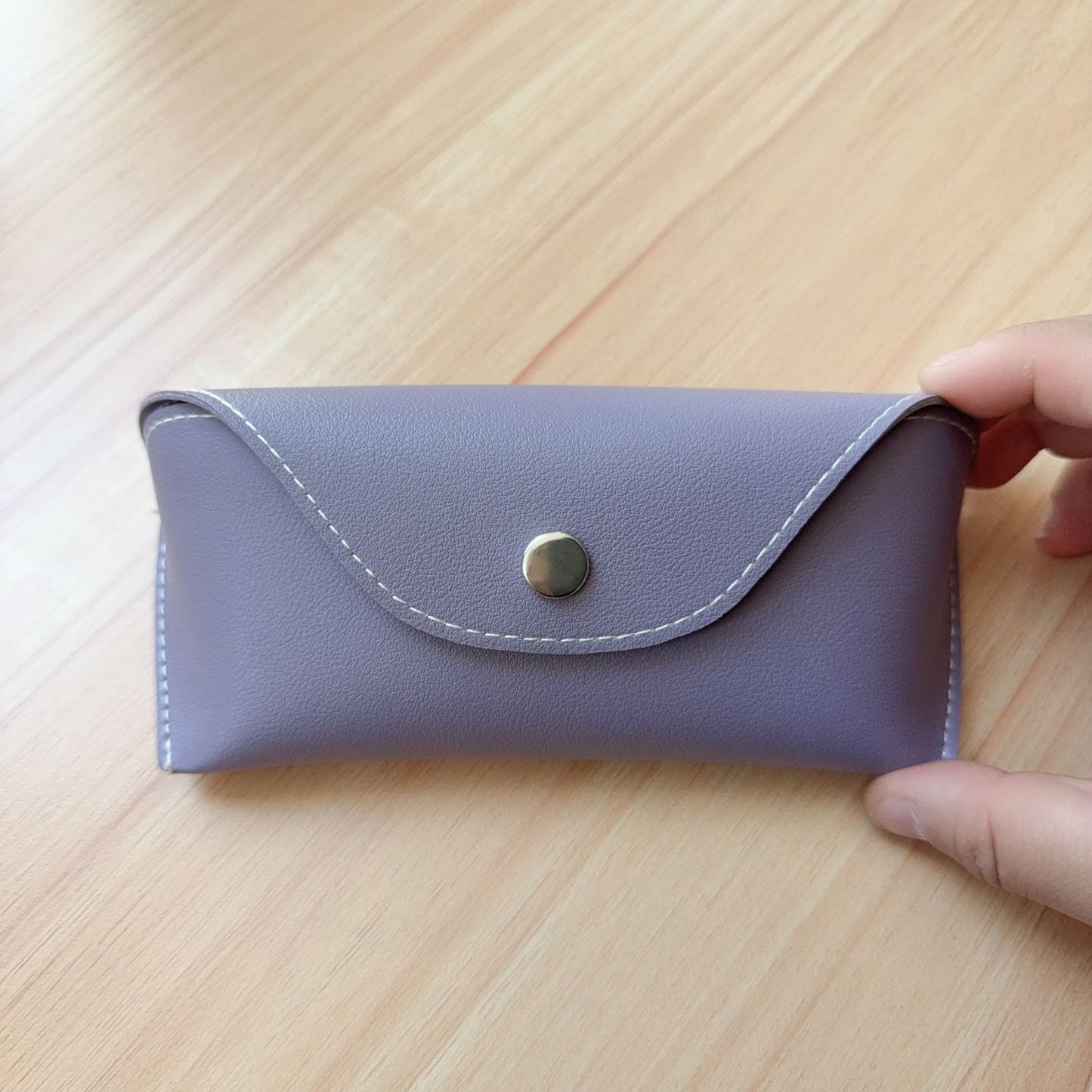 Stylische Lederbrille Etui Brehn