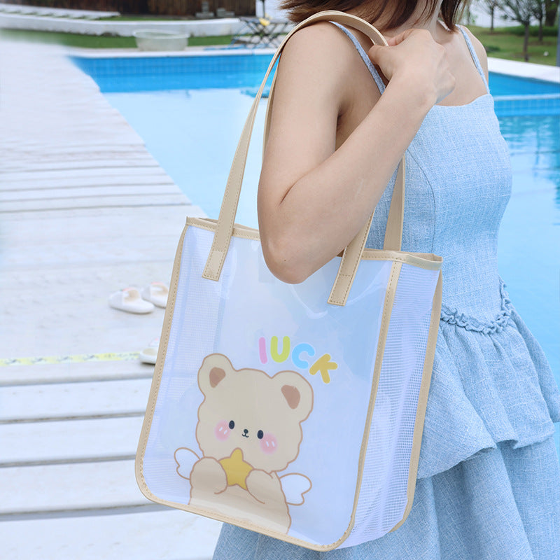 Freizeit-Handtasche Mit Niedlichem Bärenmotiv Brehn