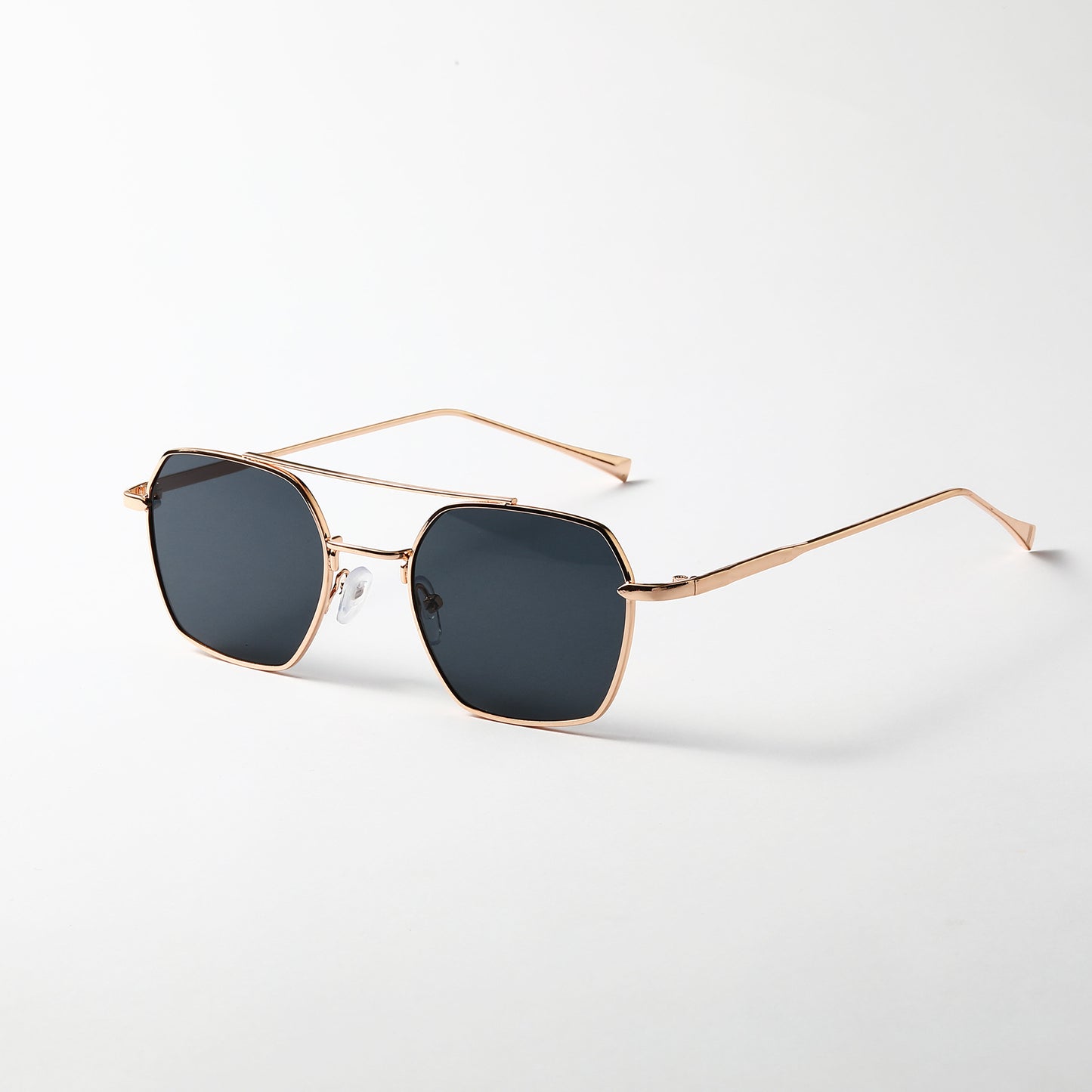 Damen filigrane Sonnenbrille mit elegantem polygonalen Rahmen Brehn