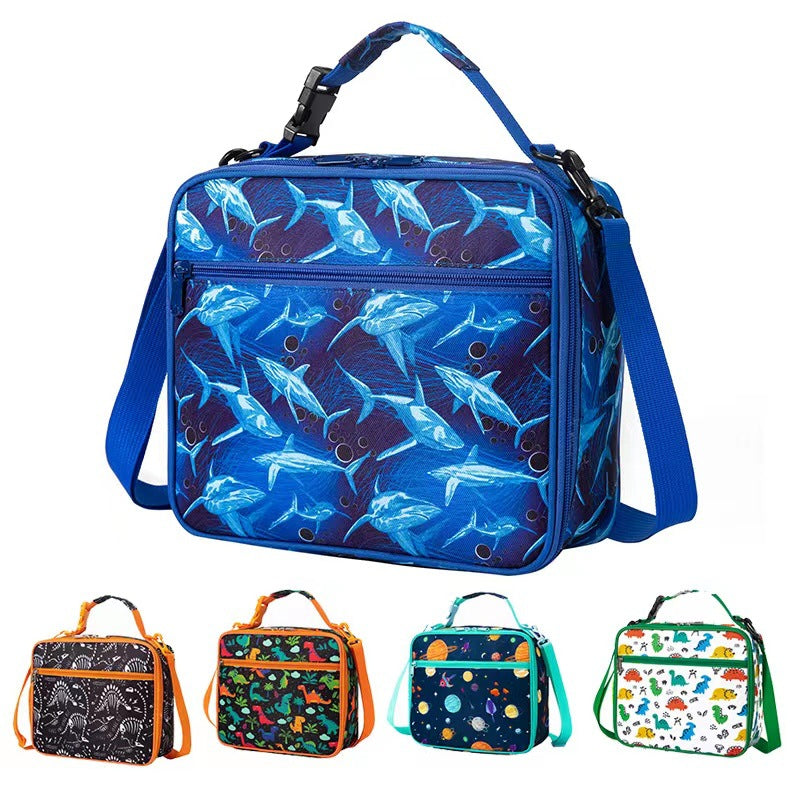 Spaß-Themen isolierte Lunch-Tasche