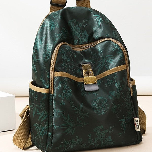 Blumenmuster Baumwollrucksack Brehn