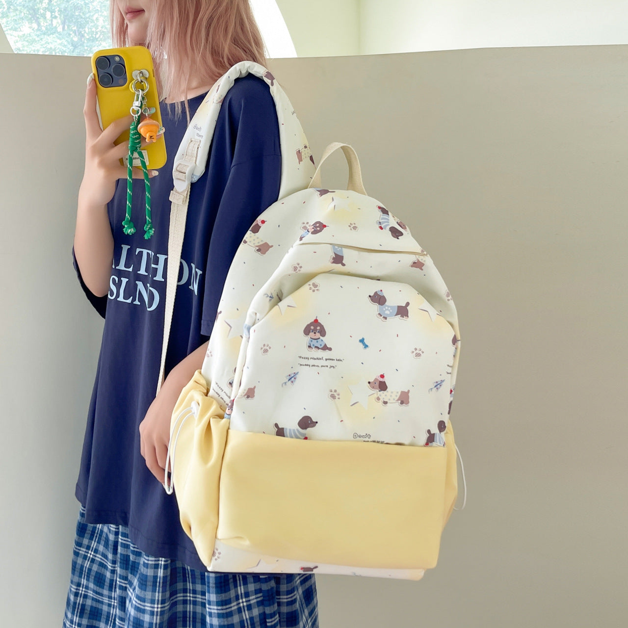Rucksack mit Verspieltem Tiermotiv und Großem Stauraum Brehn