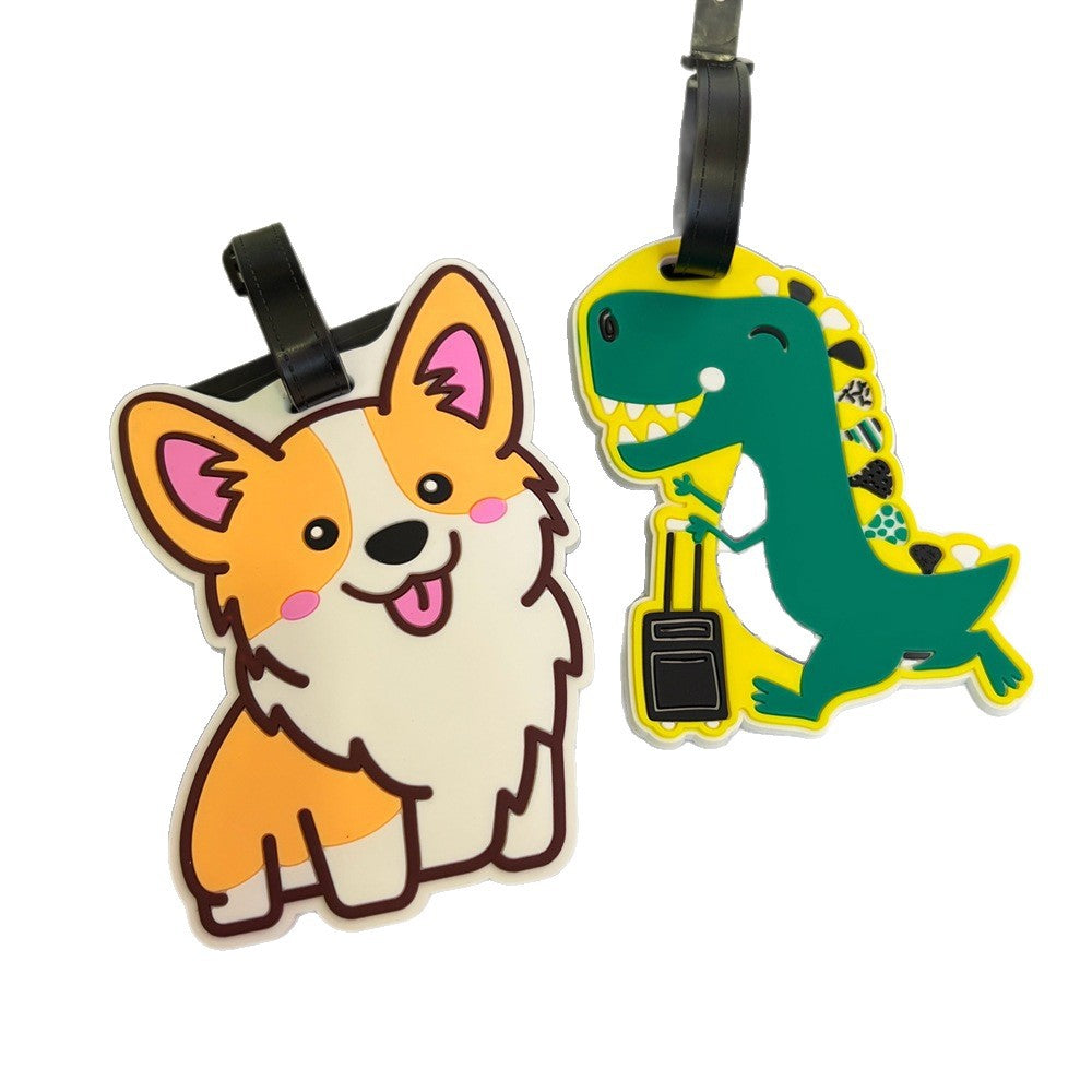 Verspielter Corgi Gepäckanhänger Brehn