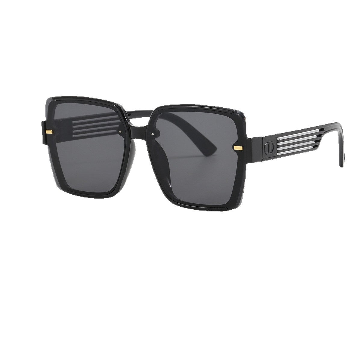 Damen trendige quadratische Sonnenbrille mit UV-Schutz und modischem Gestell Brehn