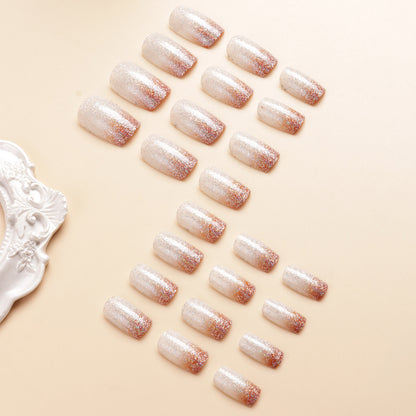 Glitter Ombre Press-On Nagelset Brehn