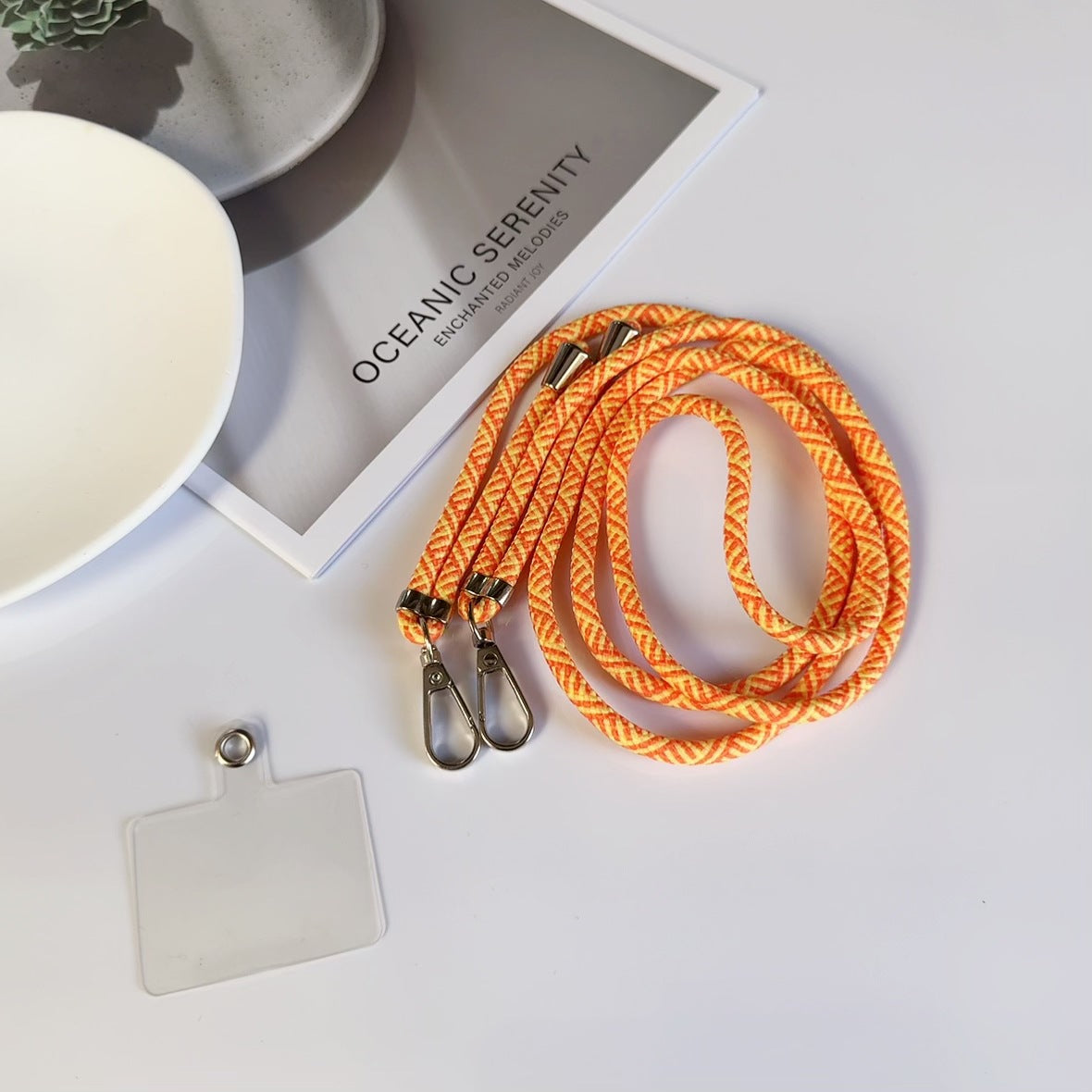 Verstellbare Lanyard mit doppelten Clips Brehn