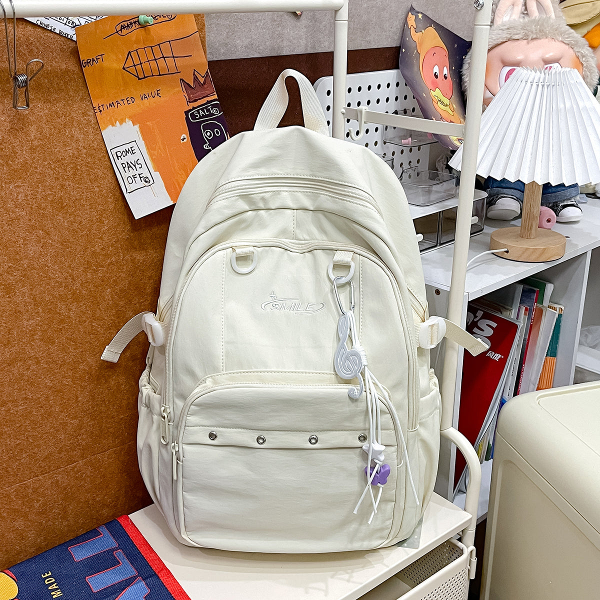 Stylische Mehrfachfach-Rucksack Brehn