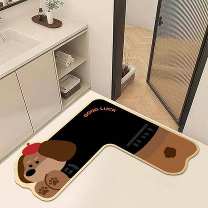 Süßer Bärenförmiger Badteppich