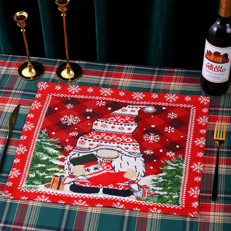 Festliche Tischdecke mit Weihnachtsmuster Brehn