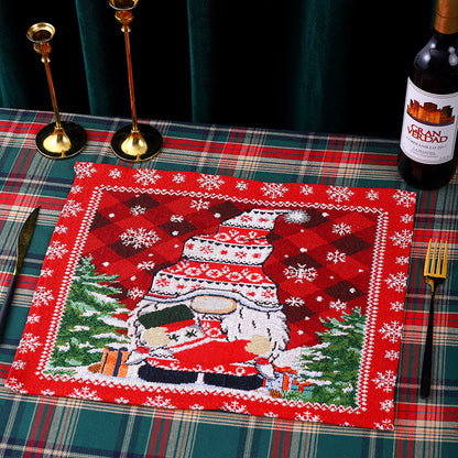 Festliche Tischdecke mit Weihnachtsmuster Brehn