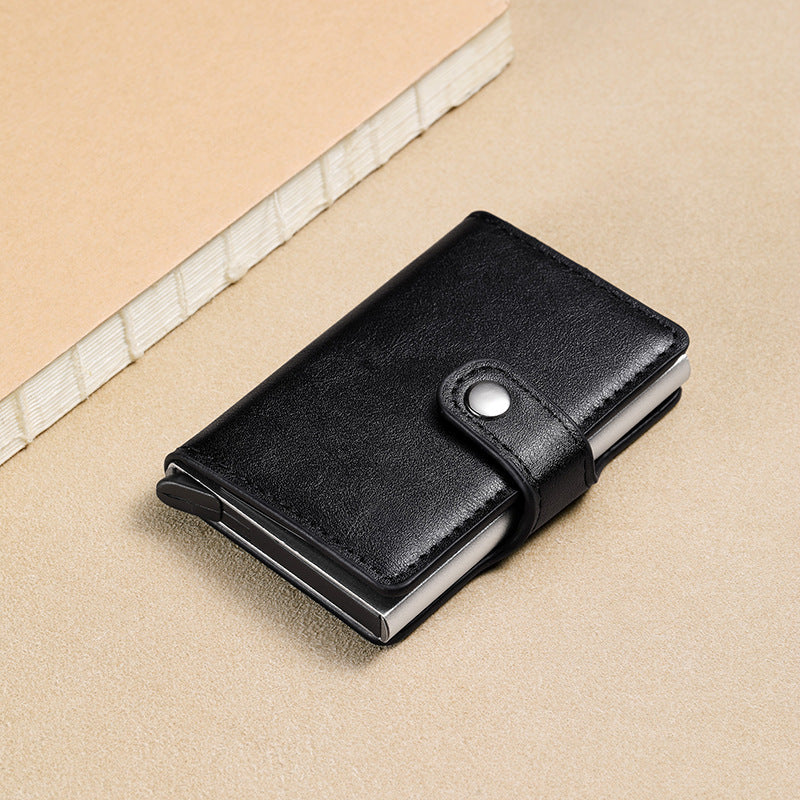 RFID-Blockierende Leder-Kartenhalter Brehn