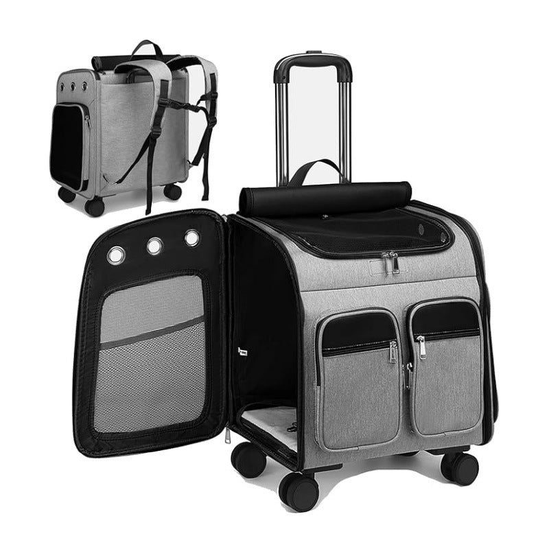 Praktische Trolley-Rucksacktasche mit Multifunktionalen Fächern Brehn