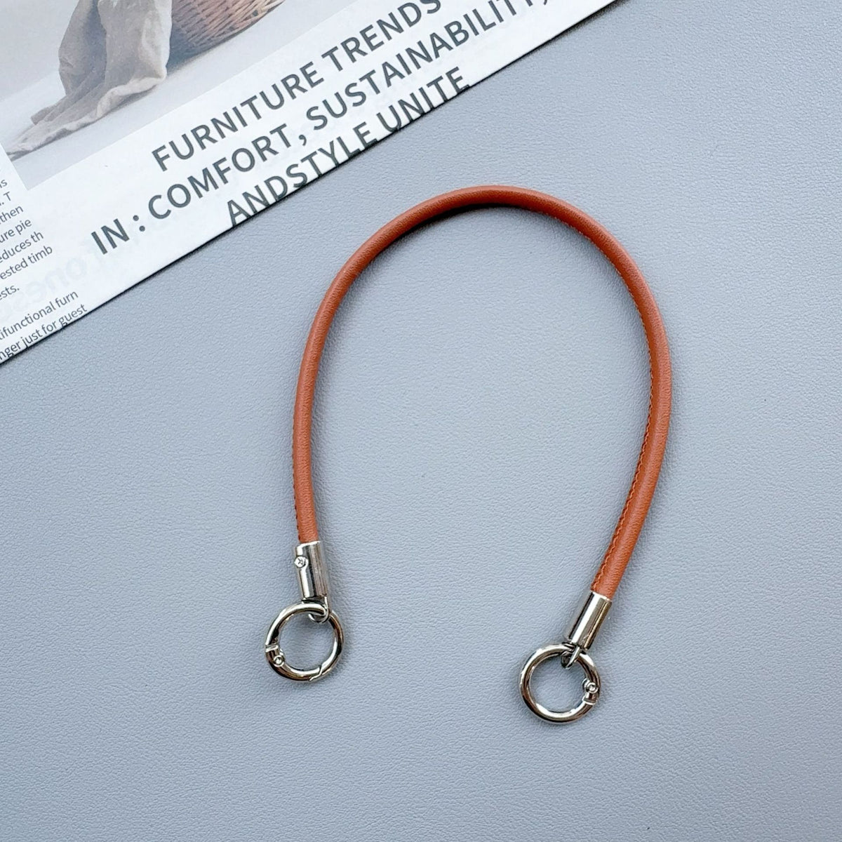 Premium langlebiger Schlüsselband mit Metallclips Brehn