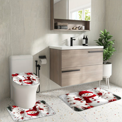 Schneemann-Themen Badezimmer Dekor Set Brehn