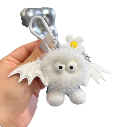 Plüsch Schlüsselanhänger mit Fledermaus-Motiv