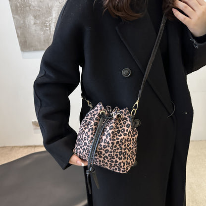 Stylische Leopardenmuster Eimer Tasche