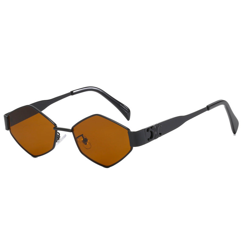 Modische Sonnenbrille Im Hexagonalen Design Brehn