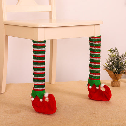 Weihnachtlicher Plüschsocken