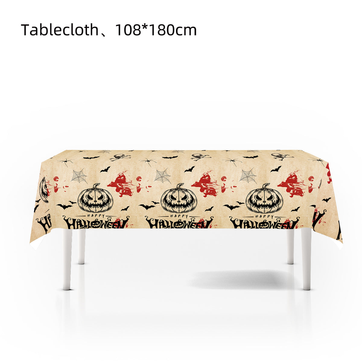 Vintage Servietten-Set mit antikem Zeitungs- und Anatomie-Print