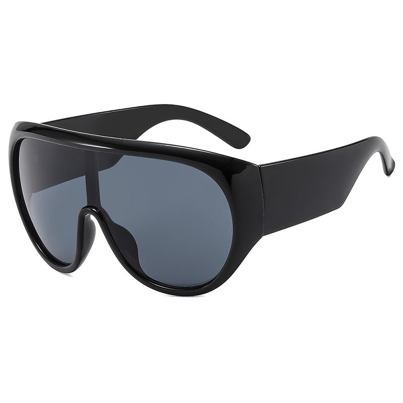 Damen sportliche Sonnenbrille im aerodynamischen Design mit breitem Sichtfeld Brehn