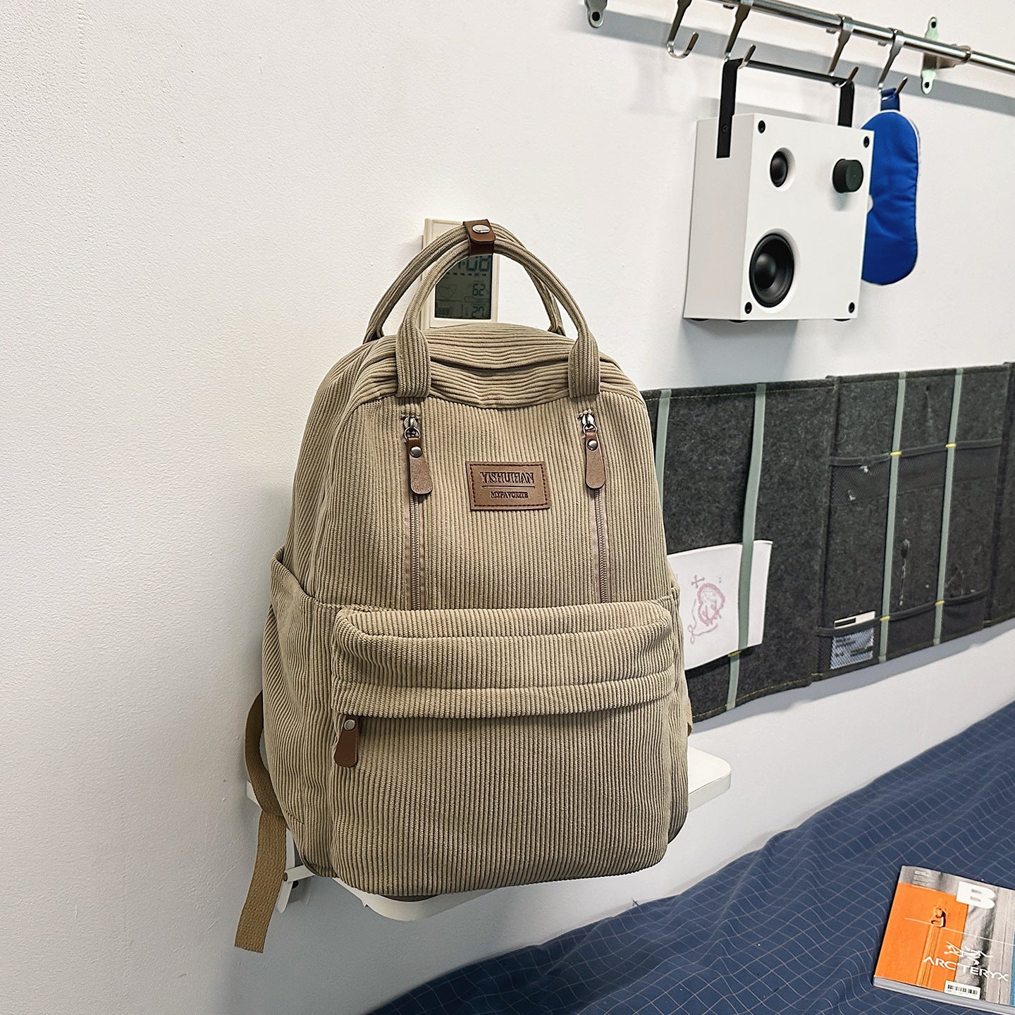Corduroy Schule Rucksack