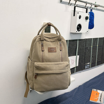 Corduroy Schule Rucksack