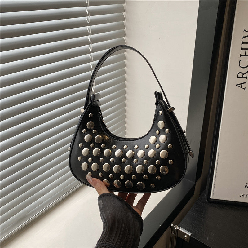 Nietenleder Hobo Tasche Brehn