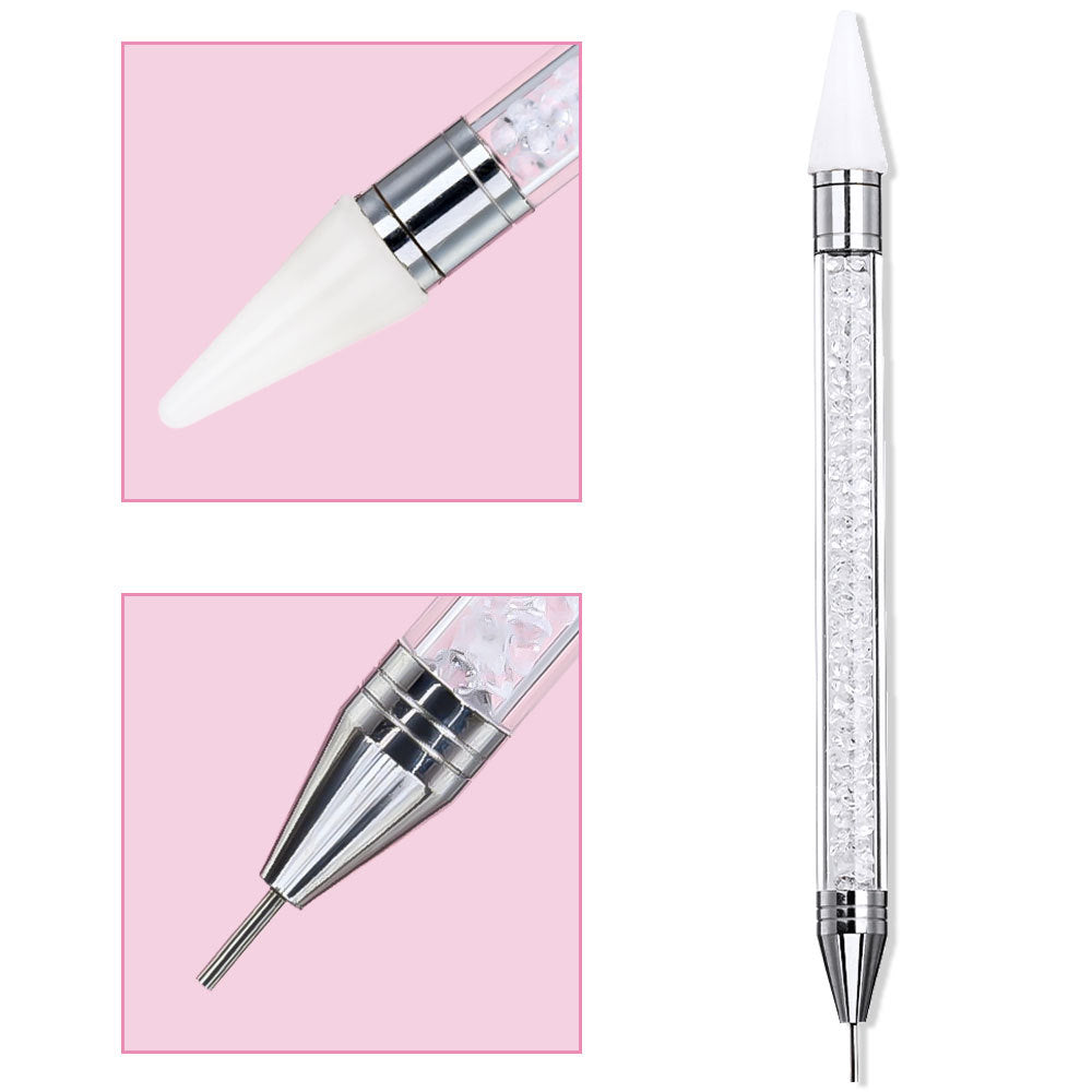 Professioneller Nail Art Detailpinsel mit Kristallgriff Brehn
