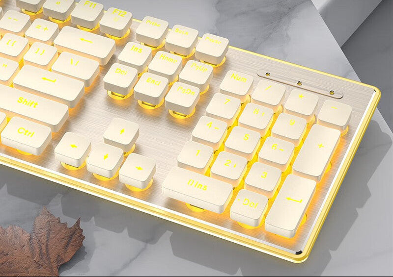 Vintage-inspirierte mechanische Tastatur Brehn