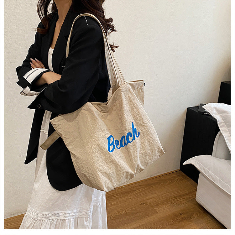 Geräumige Canvas-Shopper-Tasche Brehn