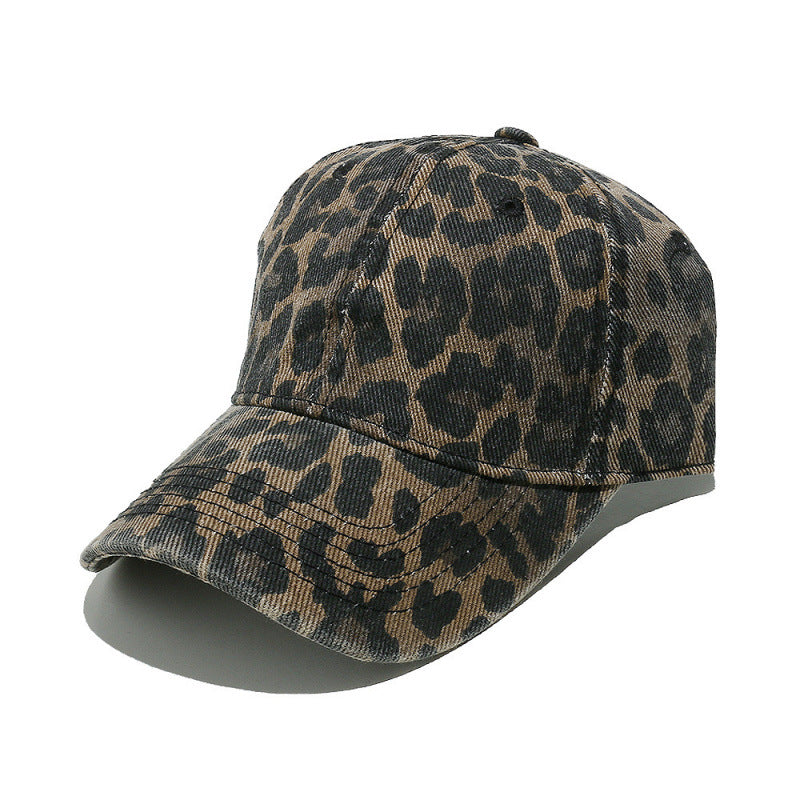 Damen Trendy Tierdruck Baseballcap Brehn