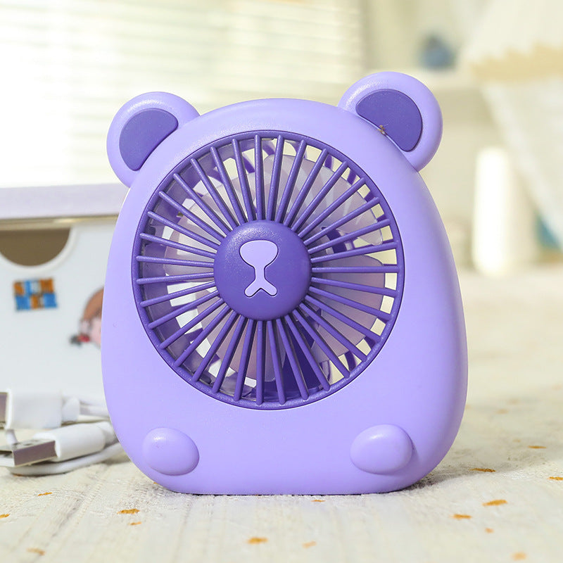 Damen Tragbarer Handventilator mit kreativem Bärendesign Brehn