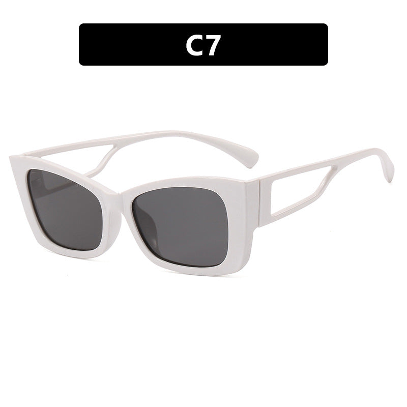 Damen modische Katzenaugen-Sonnenbrille mit stilvollem Rahmen und UV-Schutz Brehn