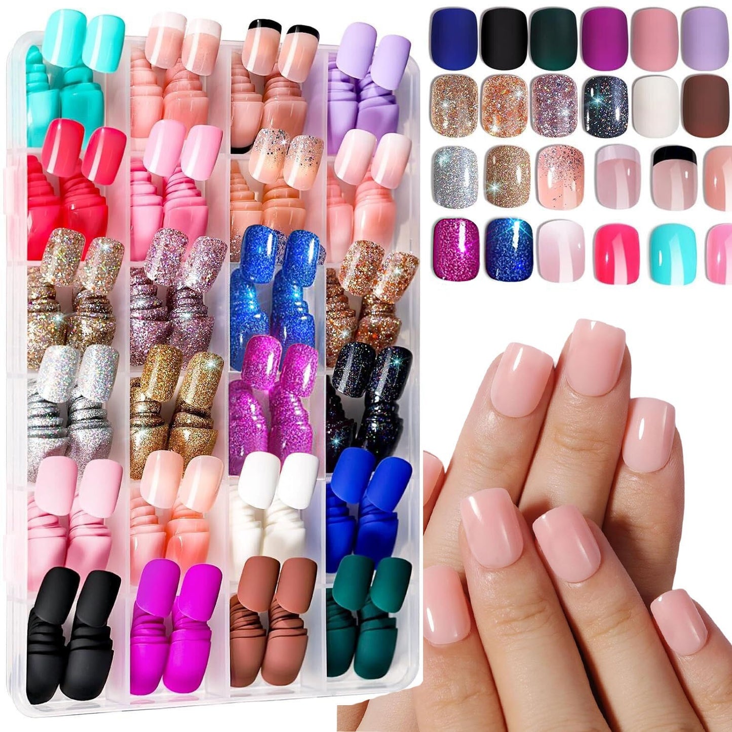 Premium Soft Gel Presse-On-Nagelspitzen Kollektion Brehn